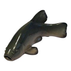 Royal Copenhagen - Figurina di pesce tinca Art Nouveau n. 372