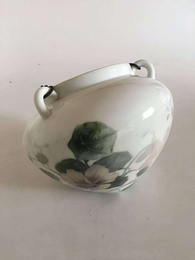 Danish Royal Copenhagen Art Nouveau Hanging Vase For Sale