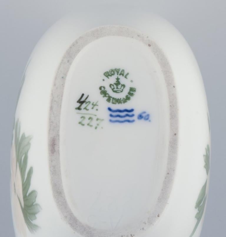 Royal Copenhagen, Art Nouveau porcelain vase with handles. Early 1900s. For Sale 1