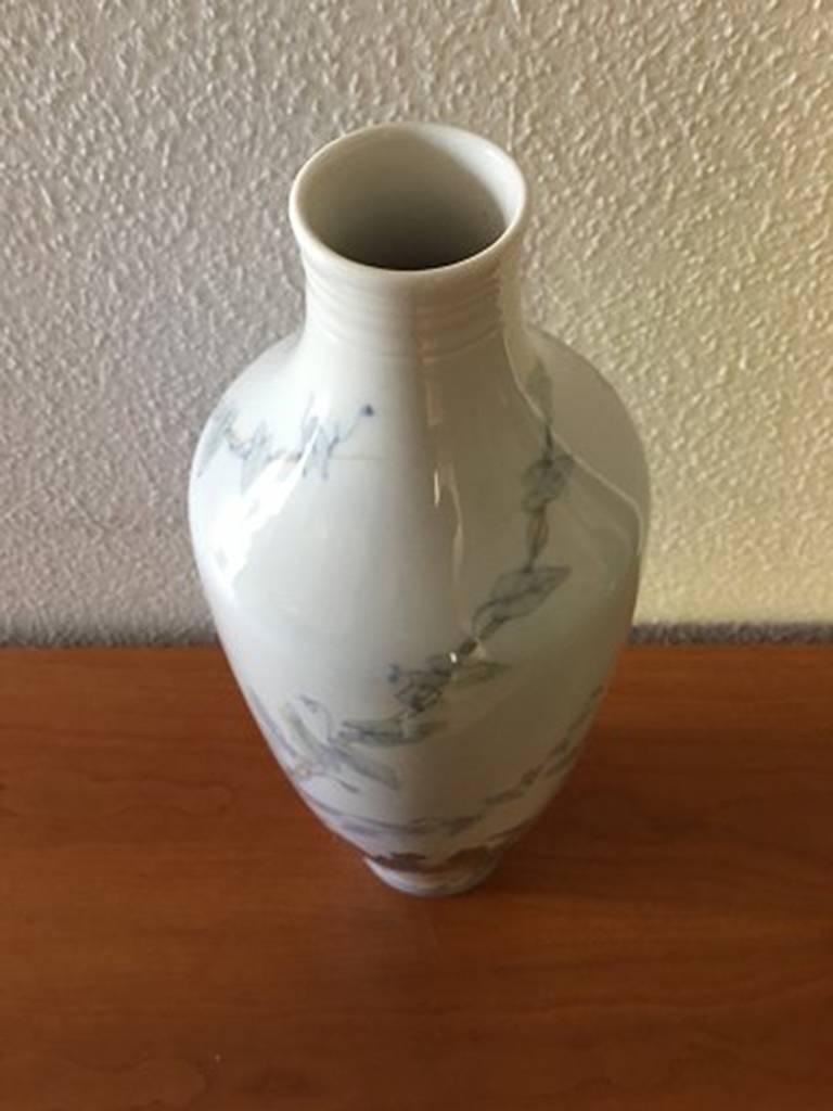 Danish Royal Copenhagen Art Nouveau Unique Vase by Catharina Zernichow For Sale