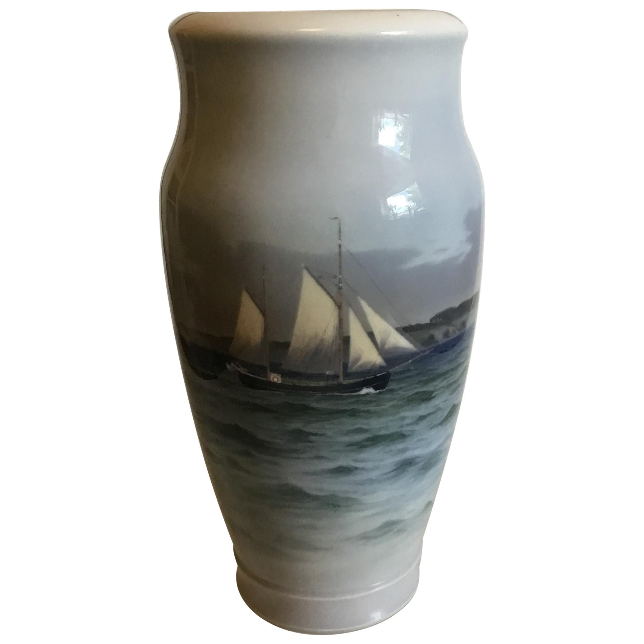 Royal Copenhagen Art Nouveau Vase No 2678/2420 For Sale