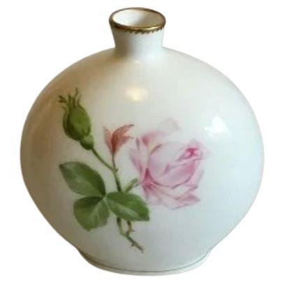 Royal Copenhagen Art Nouveau Vase with Rose For Sale