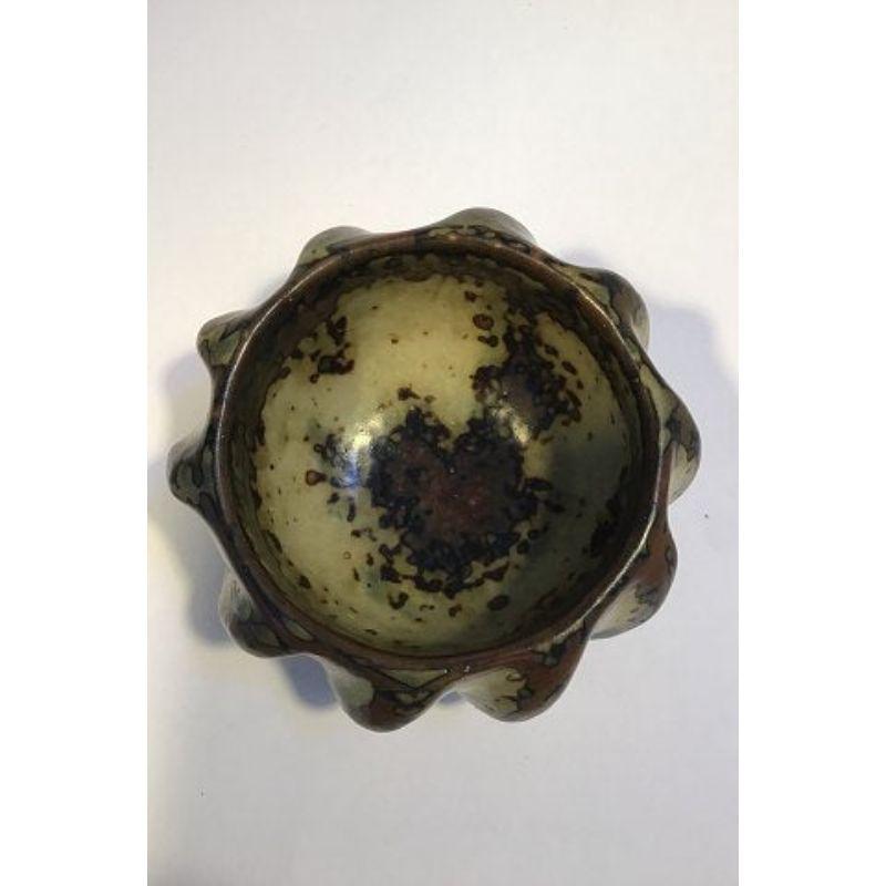 Royal Copenhagen Axel Salto Stoneware Bowl No 20681 For Sale 1