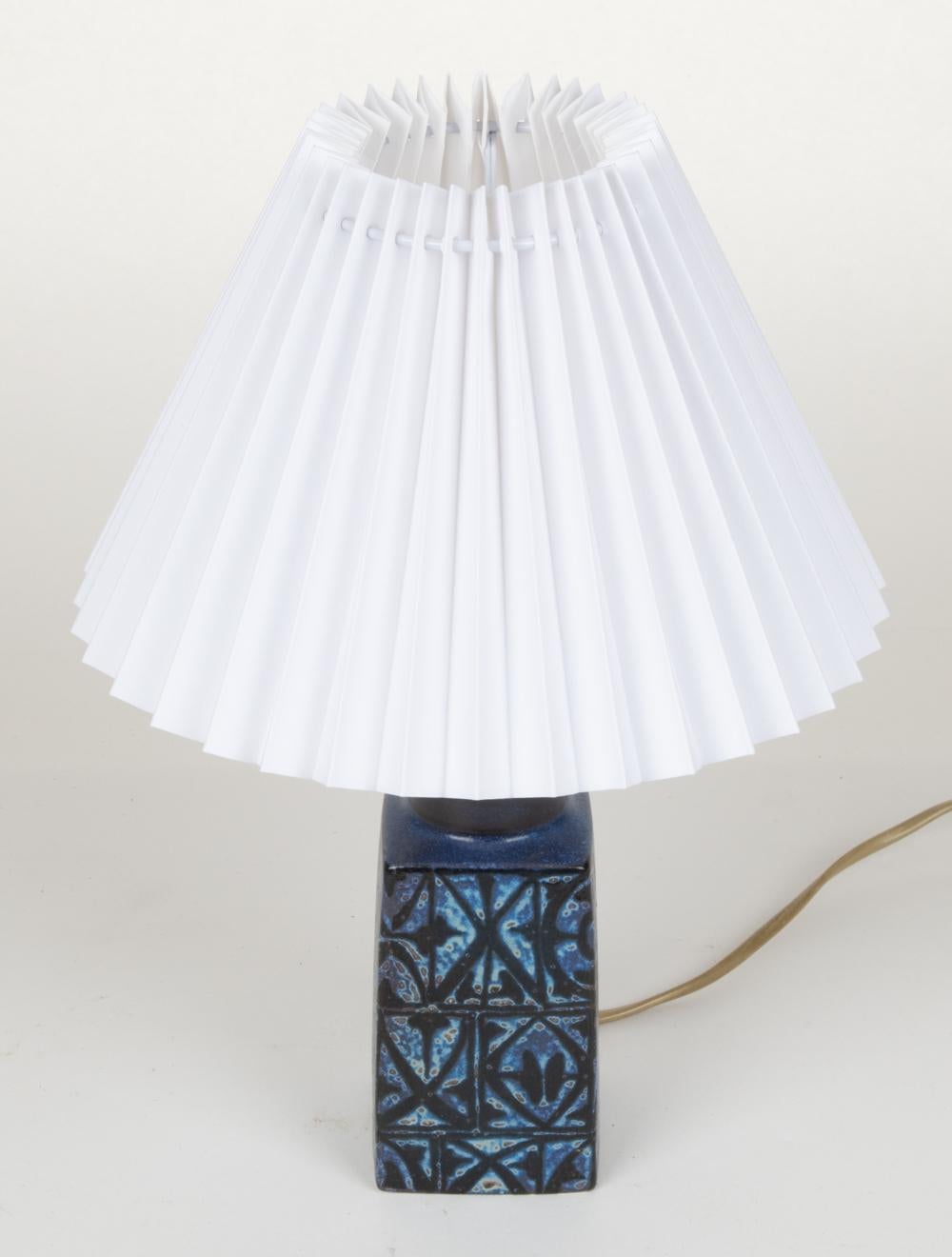 Mid-Century Modern Royal Copenhagen Baca Lamp by Nils Thorsson for Fog and Morup, Denmark