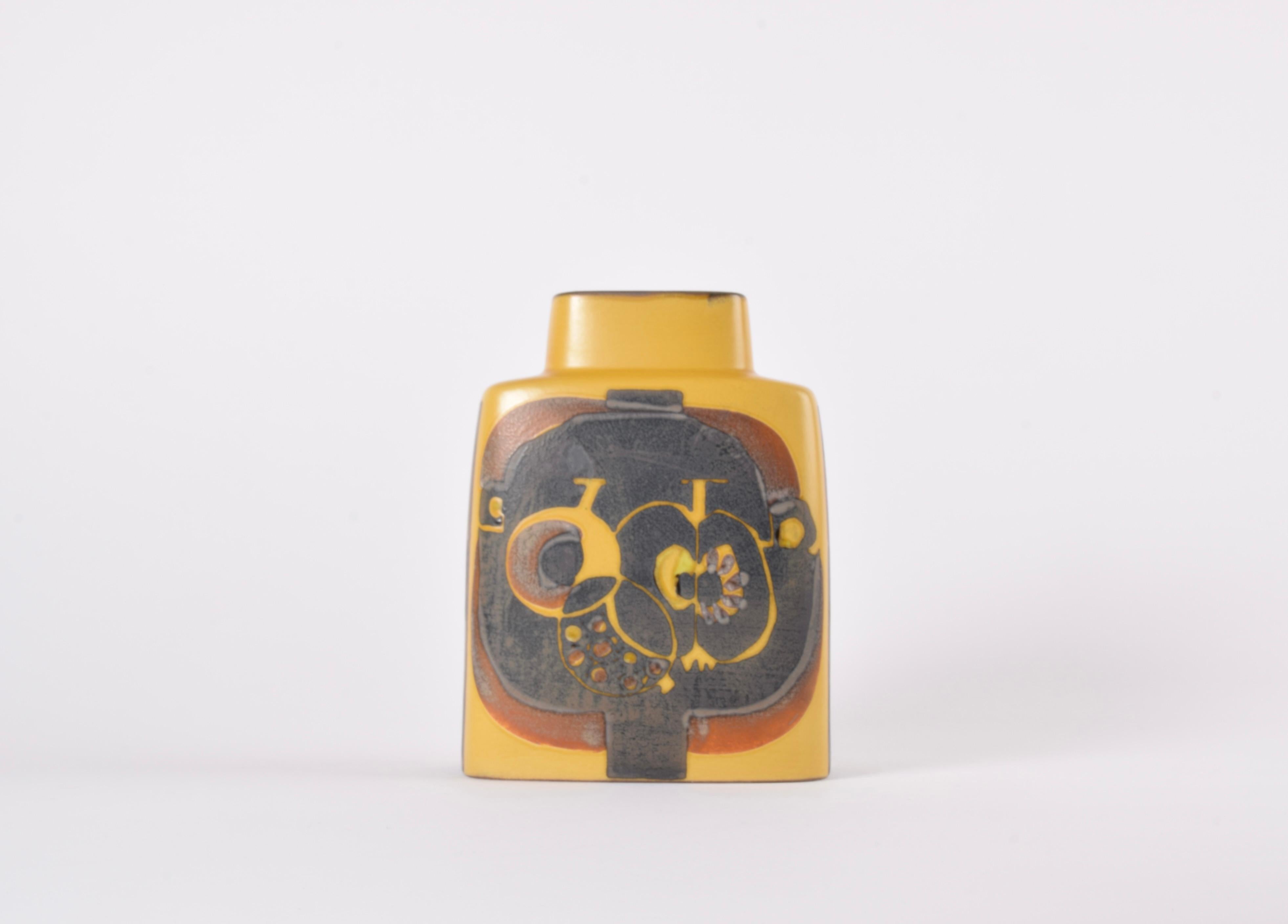 Scandinavian Modern Royal Copenhagen Baca Vase by Johanne Gerber, Danish Modern Ceramic 1970s