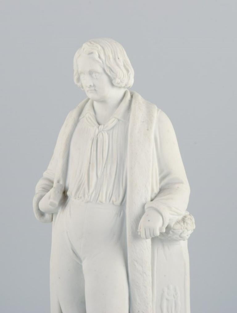 Danish Royal Copenhagen, Biscuit Sculpture After Berthel Thorvaldsen For Sale