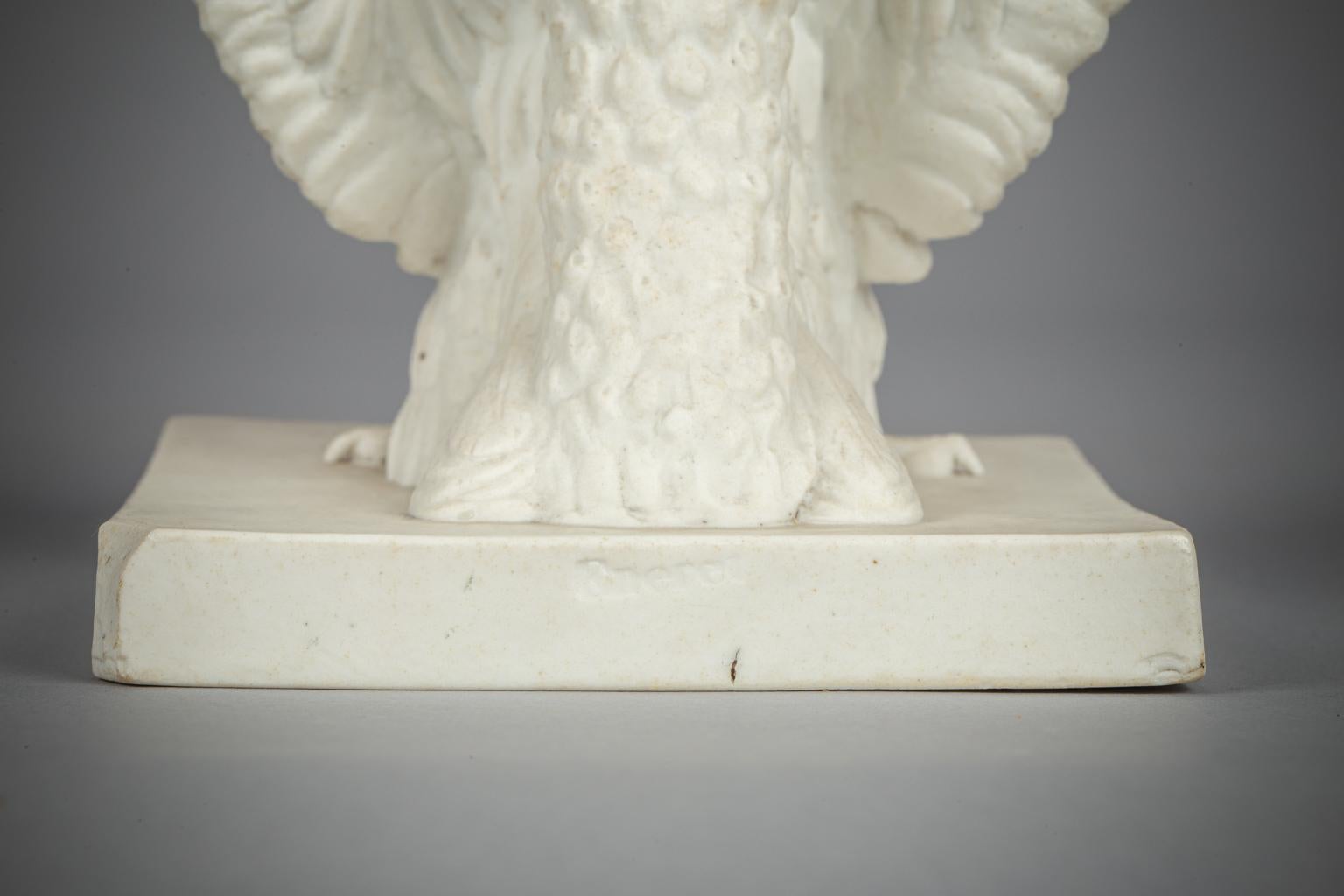 Ceramic Royal Copenhagen Bisque Porcelain Bust of Napoleon, circa 1840 For Sale