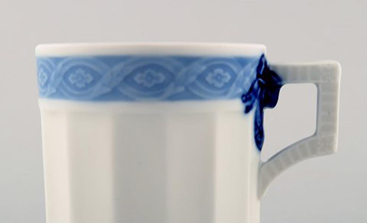 Danish Royal Copenhagen Blue Fan, Coffee Cup with Saucer, 17 Sets in Stock