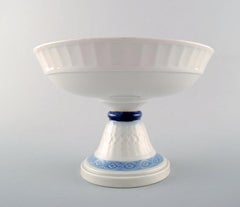 Royal Copenhagen Blue Fan, Compote. Designed by Arnold Krog in 1909
