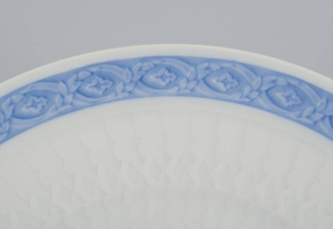Scandinavo moderno Royal Copenhagen Blue Fan, quattro piatti da portata. Anni '60/'70 in vendita