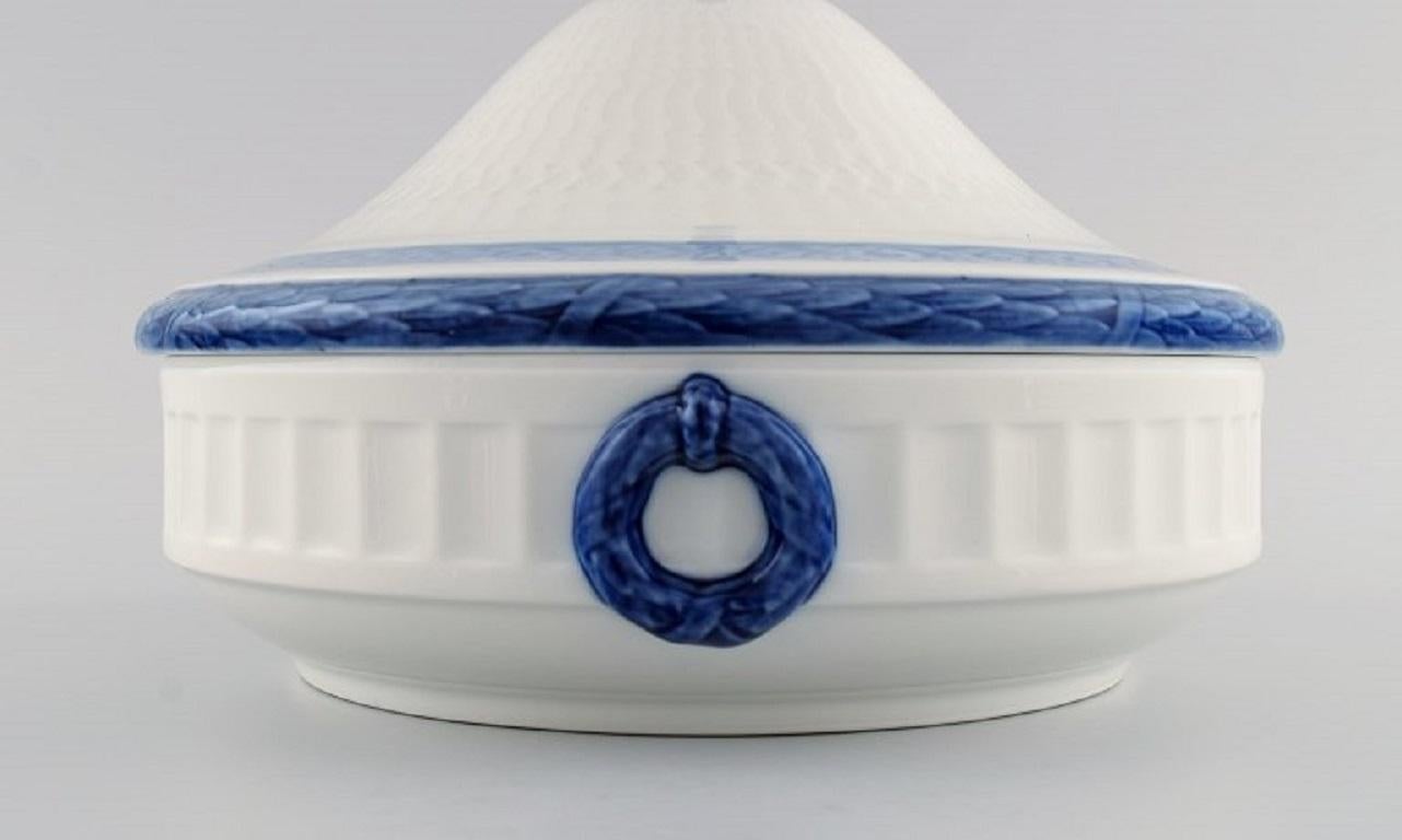 Danish Royal Copenhagen Blue Fan Lidded Tureen, 1960s / 70s For Sale