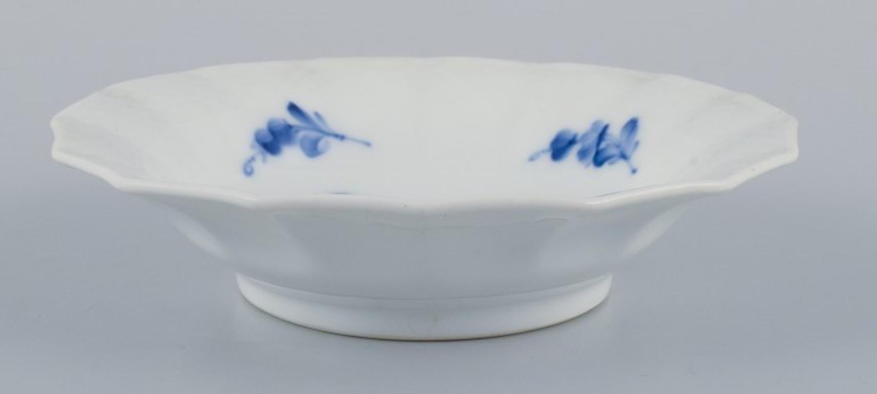 Royal Copenhagen Blue Flower Angular and Braided, set of two small bowls.  For Sale 1