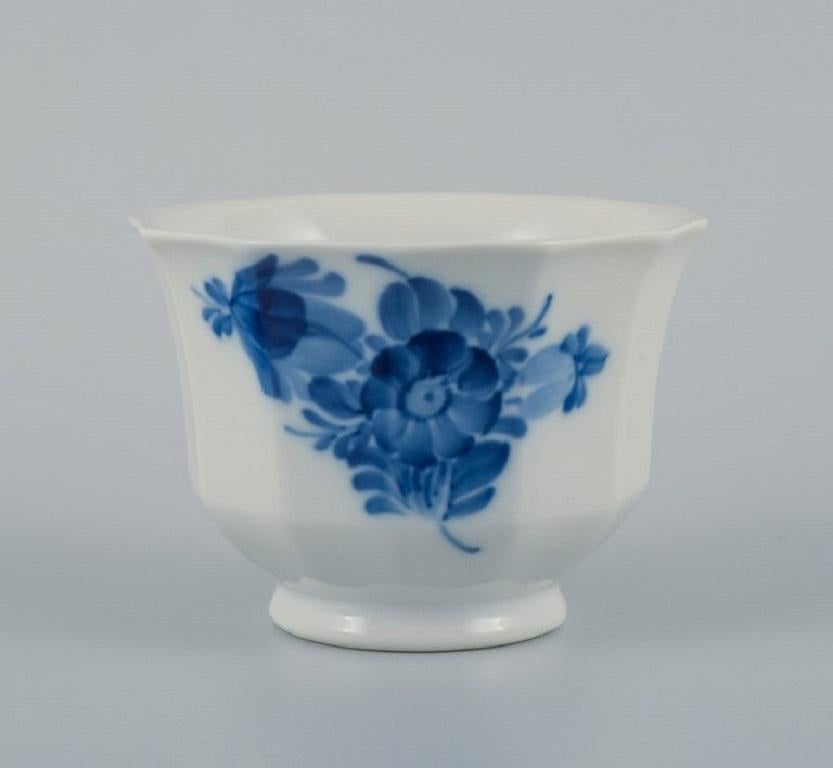 Porcelain Royal Copenhagen, Blue Flower Angular, Coffee Service for Six People For Sale
