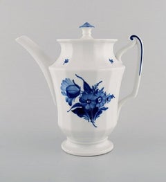 Royal Copenhagen Blue Flower Angular, Complete Coffee Service in Porcelain