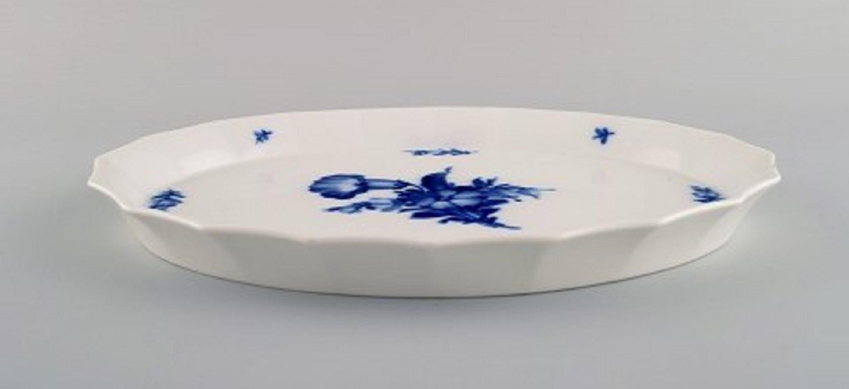 Danish Royal Copenhagen, Blue Flower Angular Tray, Decoration Number 10/8578 For Sale