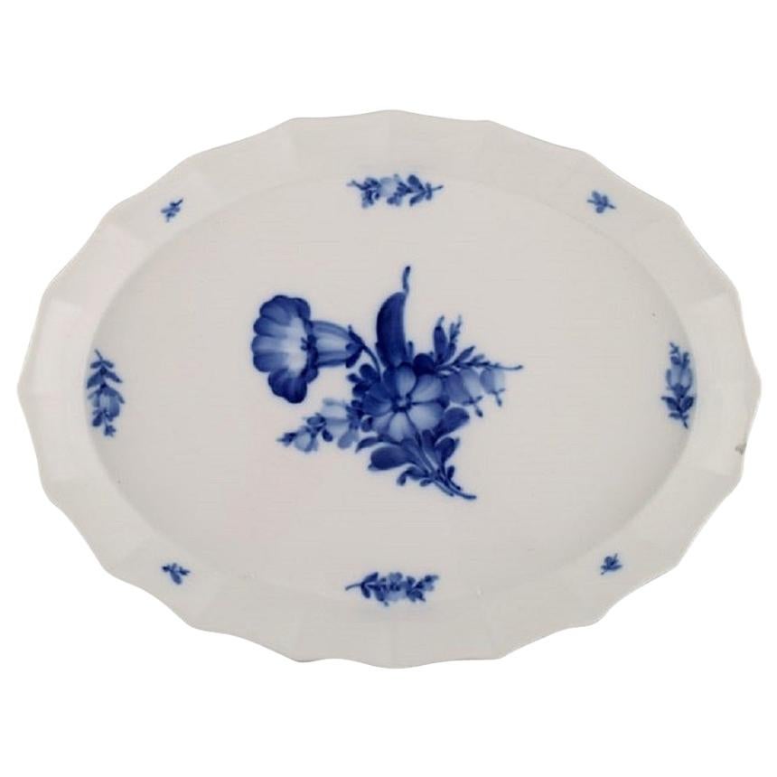 Royal Copenhagen, Blue Flower Angular Tray, Decoration Number 10/8578 For Sale
