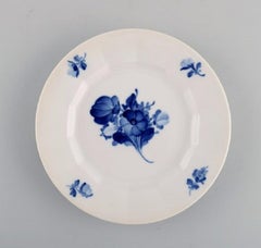Royal Copenhagen Blue Flower Angular, Twelve Coffee Cups with Saucers and Plates