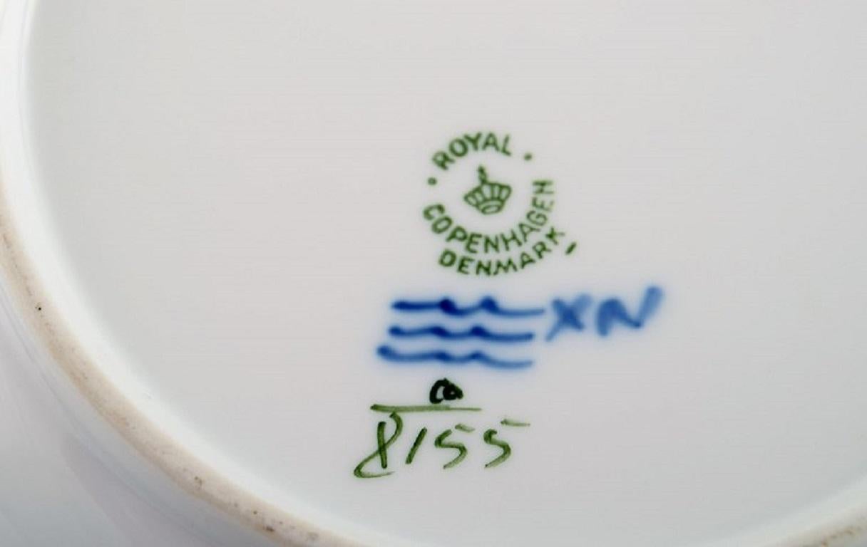 Danish Royal Copenhagen Blue Flower Braided Bowl, Model Number 10/8155 For Sale