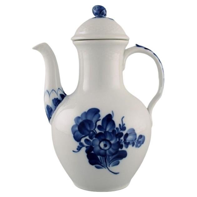Royal Copenhagen Blue Flower Braided Coffee Pot, 1960's For Sale