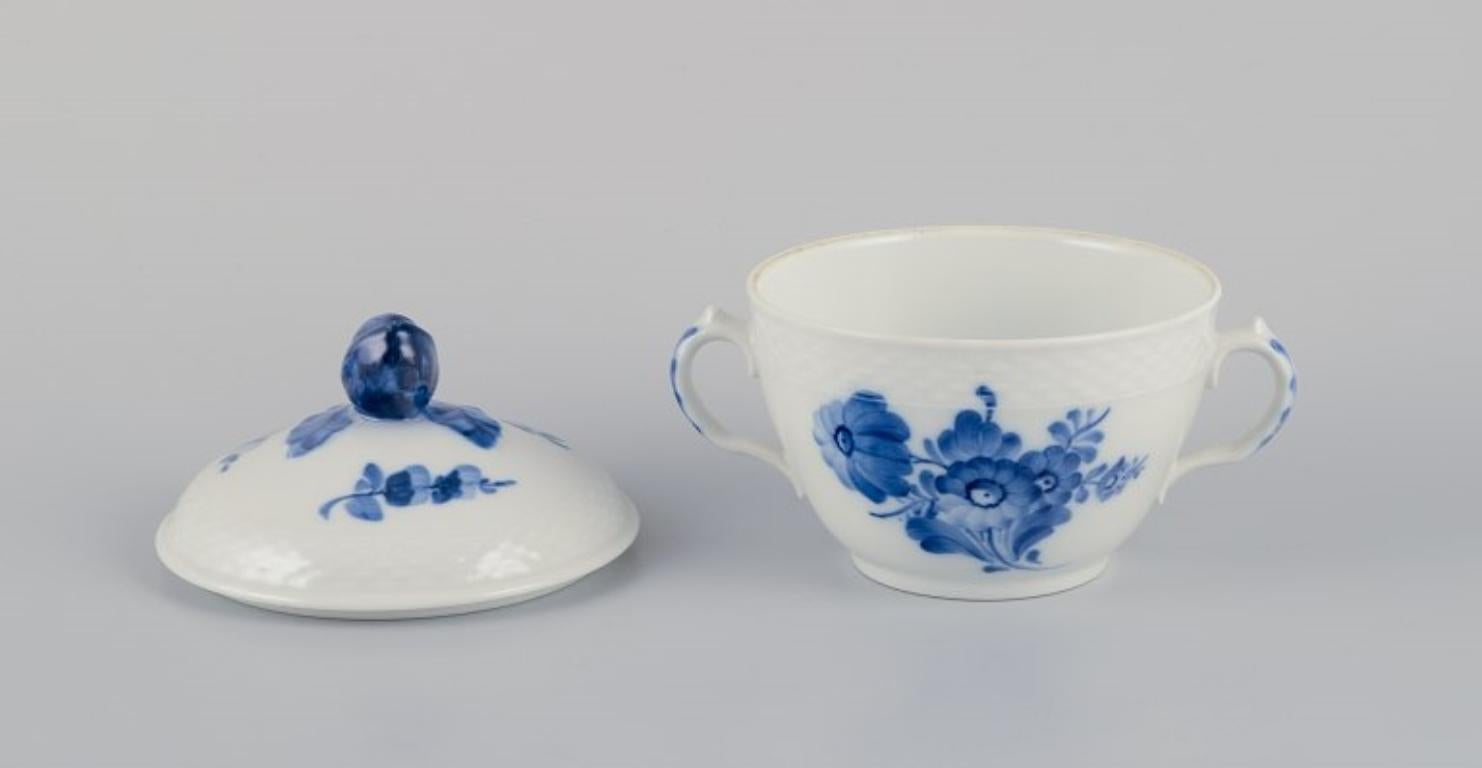 Royal Copenhagen Bleu fleur tressée, crémier et sucrier en vente 1