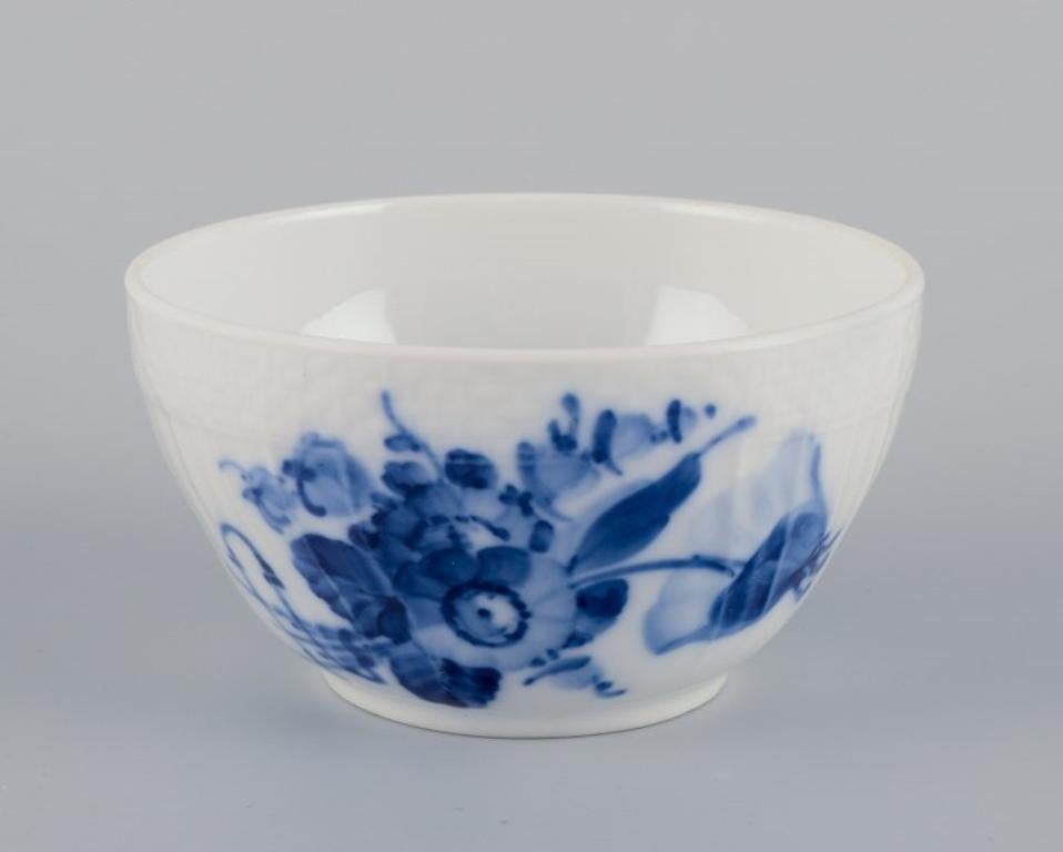 Royal Copenhagen Blue Flower Braided/Curved. 
Two dishes and a small bowl (Curved).
Model 10/8010 + 10/8087 + 10/1678.
Dating: Large dish 1958. Small bowl 1952. Small dish approx. 1930.
First factory quality. The large dish is second-factory