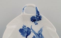 Royal Copenhagen Blue Flower Braided Leaf-Shaped Bowl