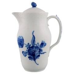 Vintage Royal Copenhagen Blue Flower Braided Lidded Jug, Model Number 10/8145
