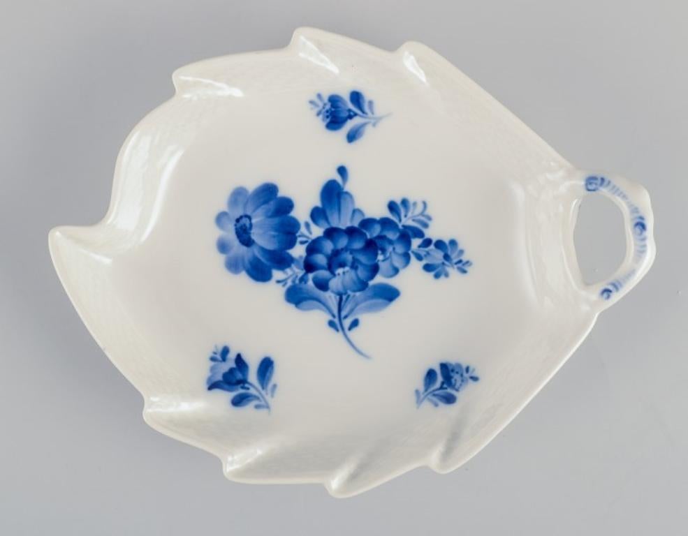Royal Copenhagen Blue Flower Braided. Oval dish, cake plate,  toothpick holder For Sale 1