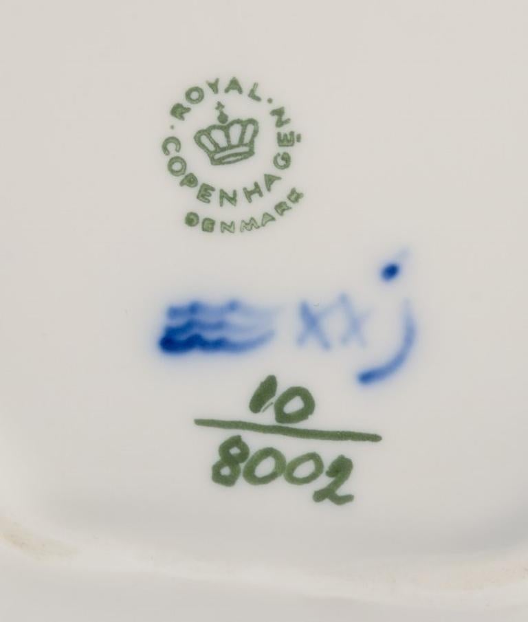 Royal Copenhagen Blue Flower Braided. Oval dish, cake plate,  toothpick holder For Sale 3