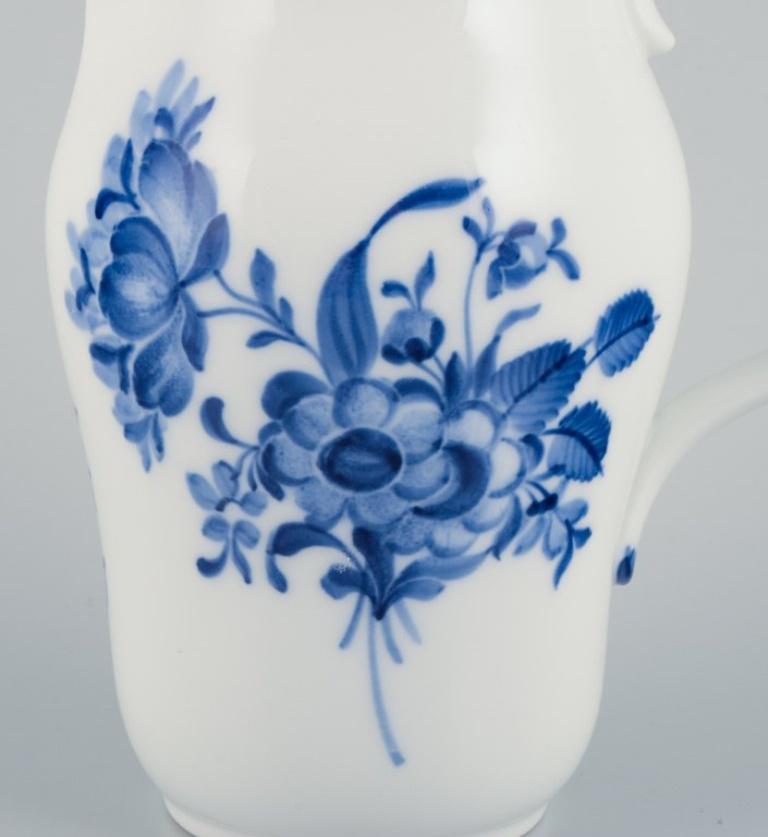 Hand-Painted Royal Copenhagen Blue Flower Braided, pitcher in porcelain For Sale