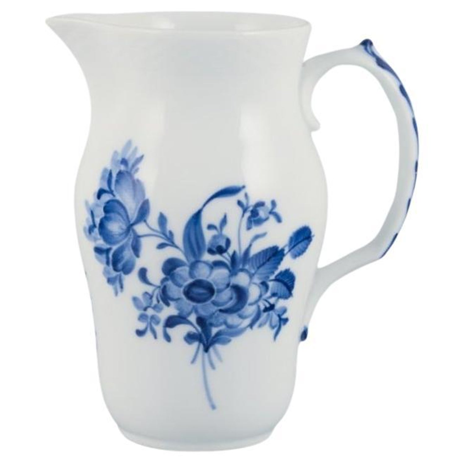 Five parts Royal Copenhagen Blue Flower Braided porcelain.