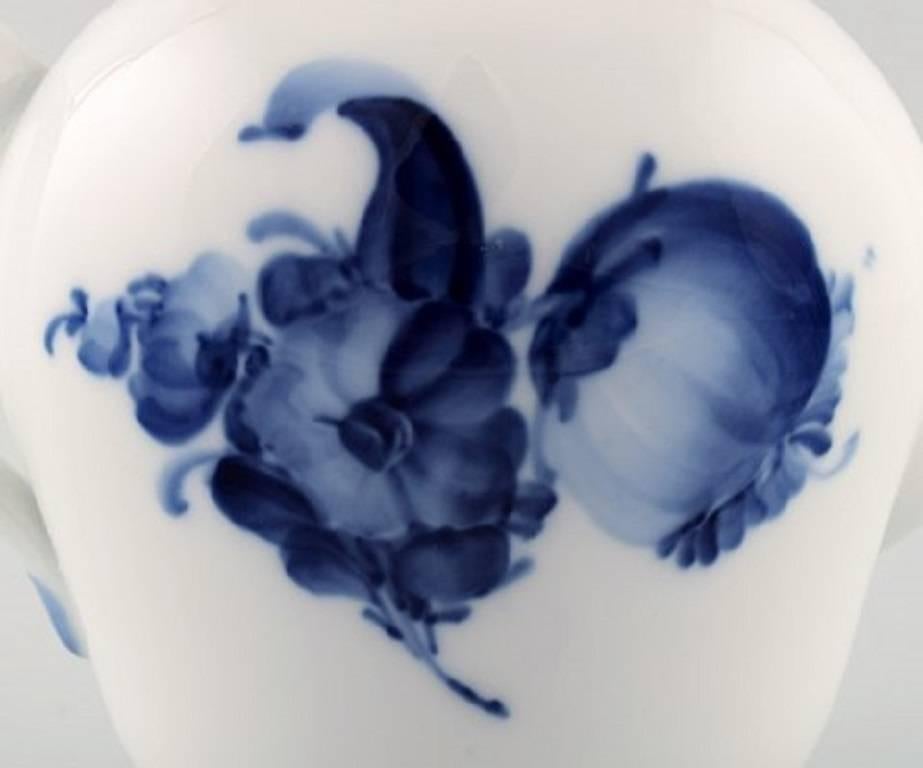 20th Century Royal Copenhagen Blue Flower Braided Tea Pot