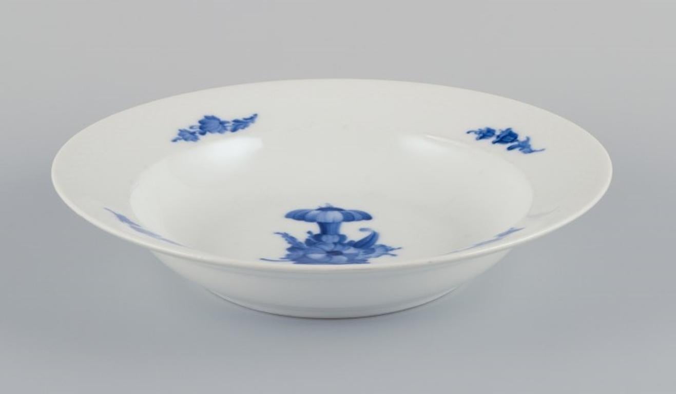 Royal Copenhagen Blue Flower Braided. Three deep plates. For Sale 2