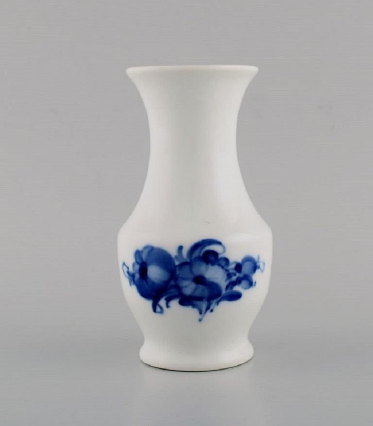 Danish Royal Copenhagen Blue Flower Braided Vase and Compote For Sale