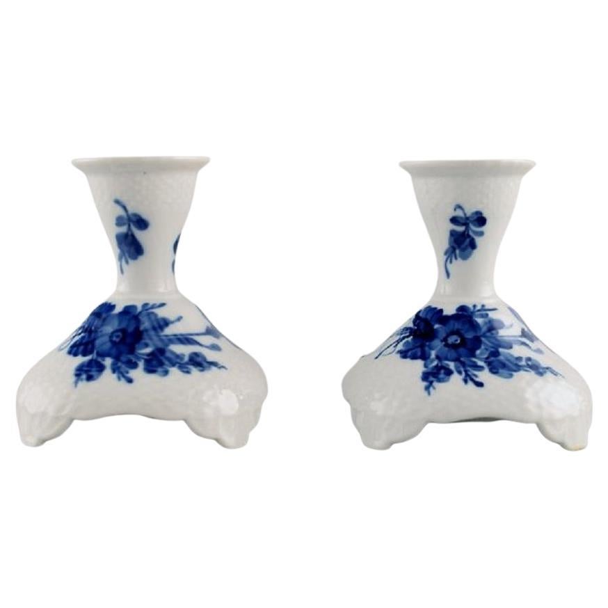 Stephane Galerneau Flower Candlesticks, Pair For Sale at 1stDibs