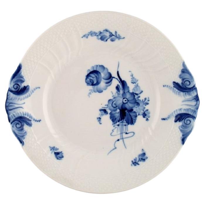 Royal Copenhagen Blue Flower Curved Dish, Dated 1962 For Sale