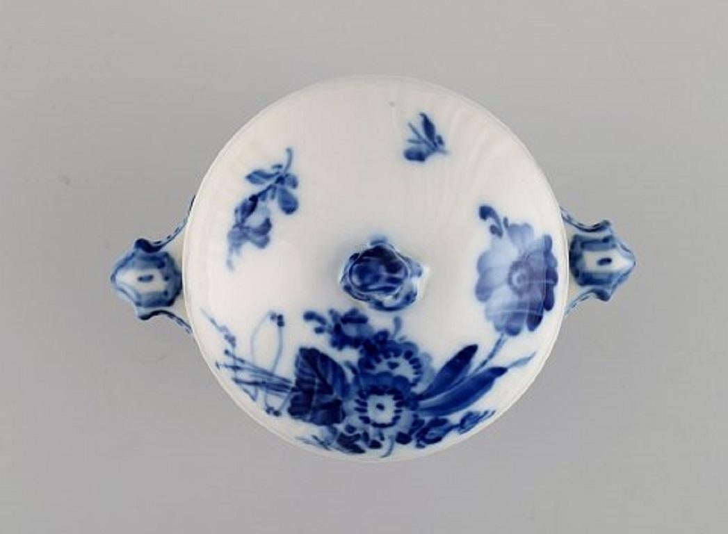 Danish Royal Copenhagen Blue Flower Curved, Sugar Bowl and Creamer in Porcelain