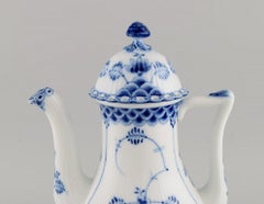 Caffettiera in porcellana Royal Copenhagen Blue Fluted Full Lace