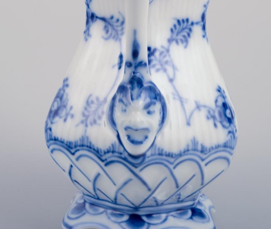 Porcelain Royal Copenhagen Blue Fluted Full Lace, porcelain creamer.