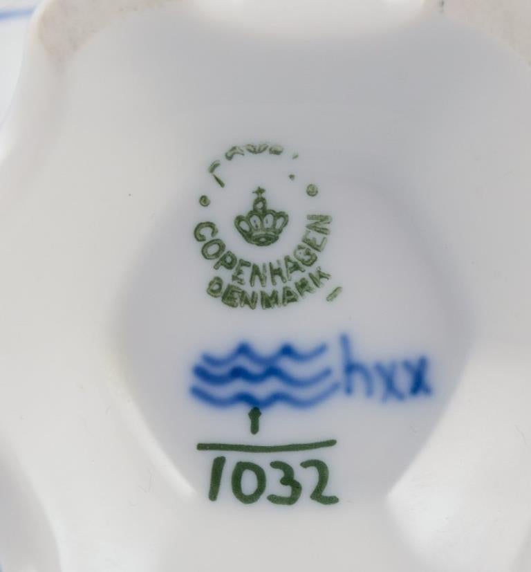 Royal Copenhagen Blue Fluted Full Lace, porcelain creamer. 1