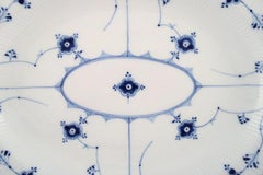 Royal Copenhagen Blue Fluted Half Lace Serving Dish # 1/533