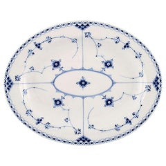 Royal Copenhagen Blue Fluted Half Lace Serving Dish # 1/533