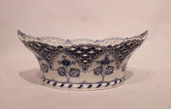 Royal Copenhagen Blue Fluted Lace Fruit Bowl, No. 1/6501