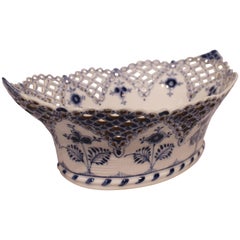 Royal Copenhagen Blue Fluted Lace Fruit Bowl, No. 1/6501