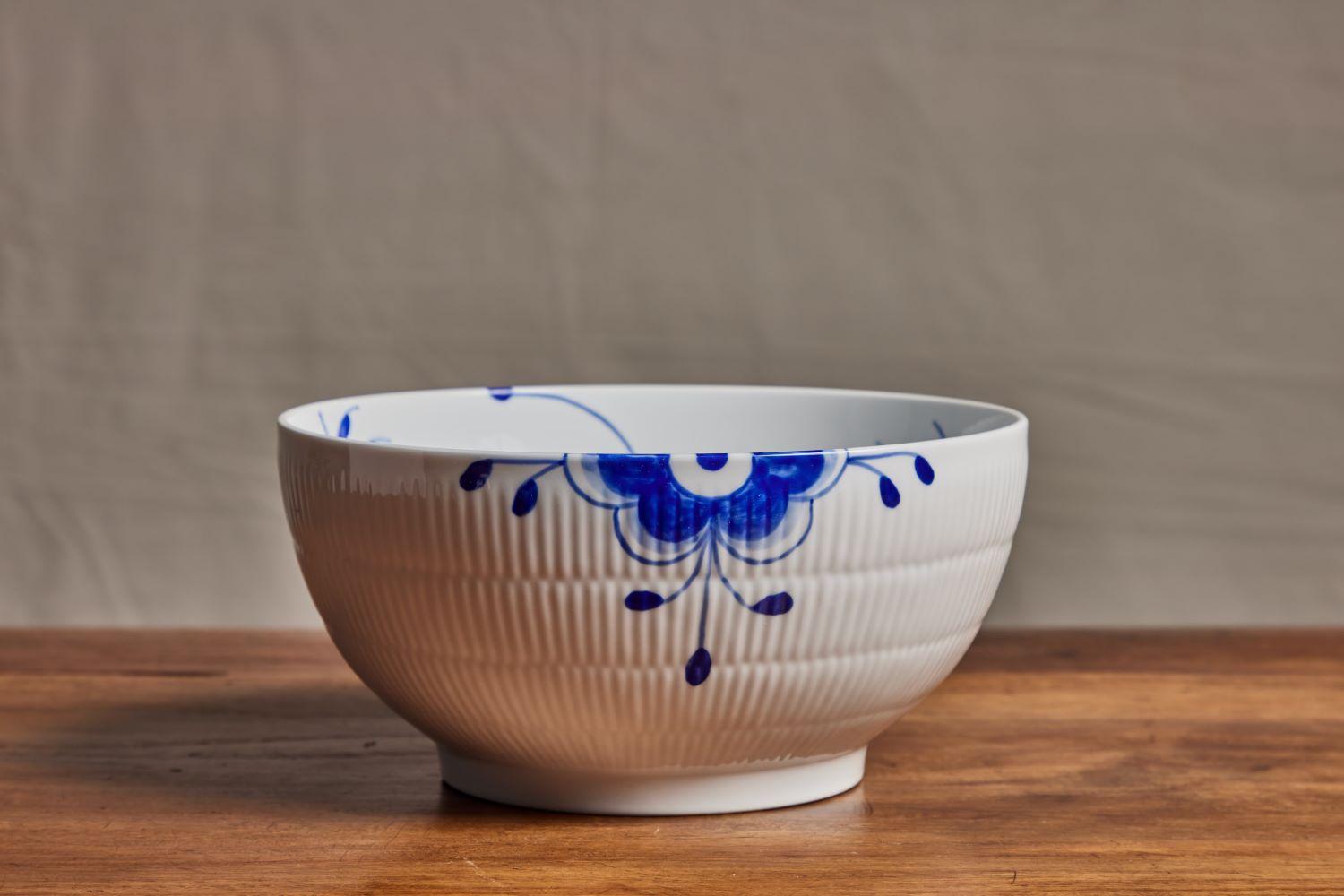 20th century royal Copenhagen blue fluted mega bowl.