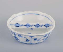 Royal Copenhagen Azul Liso Acanalado. Cenicero. Model No. 1/1.