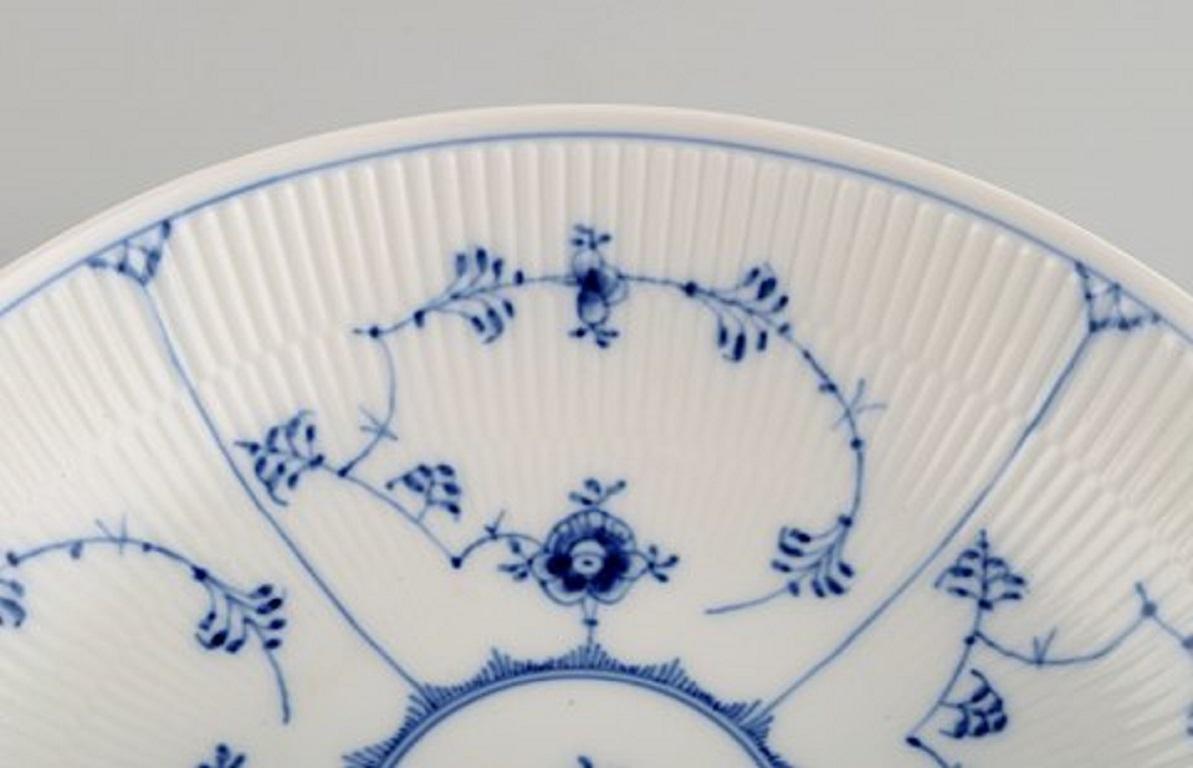 Danish Royal Copenhagen Blue Fluted Plain bowl, Model number 1/311, Dated 1949 For Sale