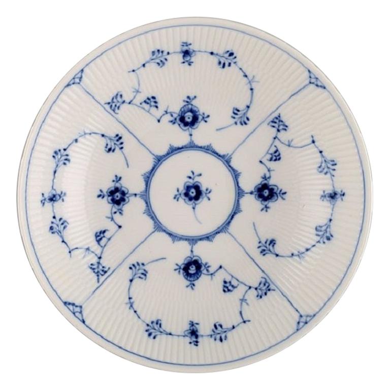 Ciotola scanalata blu Royal Copenhagen, numero di modello 1/311, data 1949