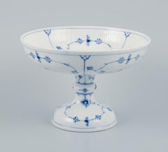 Royal Copenhagen Blue Fluted Plain, compote. Approx. 1930s