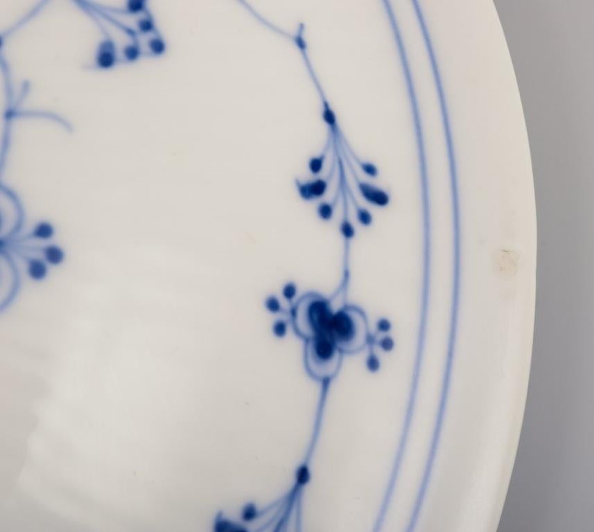 Royal Copenhagen Blau Geriffelte, runde Terrine mit Deckel. Frühe 1900er Jahre. (20. Jahrhundert)